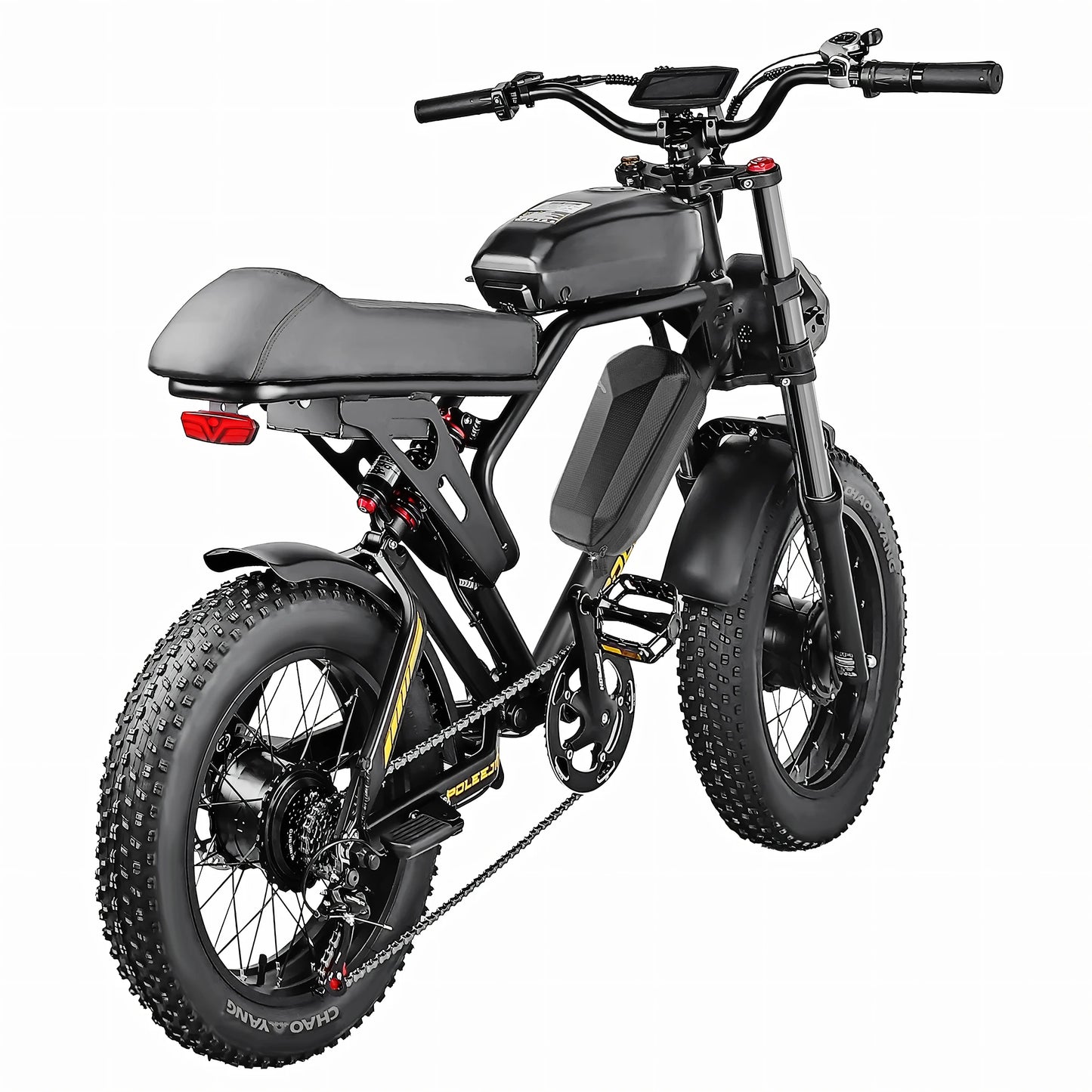BLACK ELECTRIC BIKE 1500W*2 range of 150km, speed of 60km/h