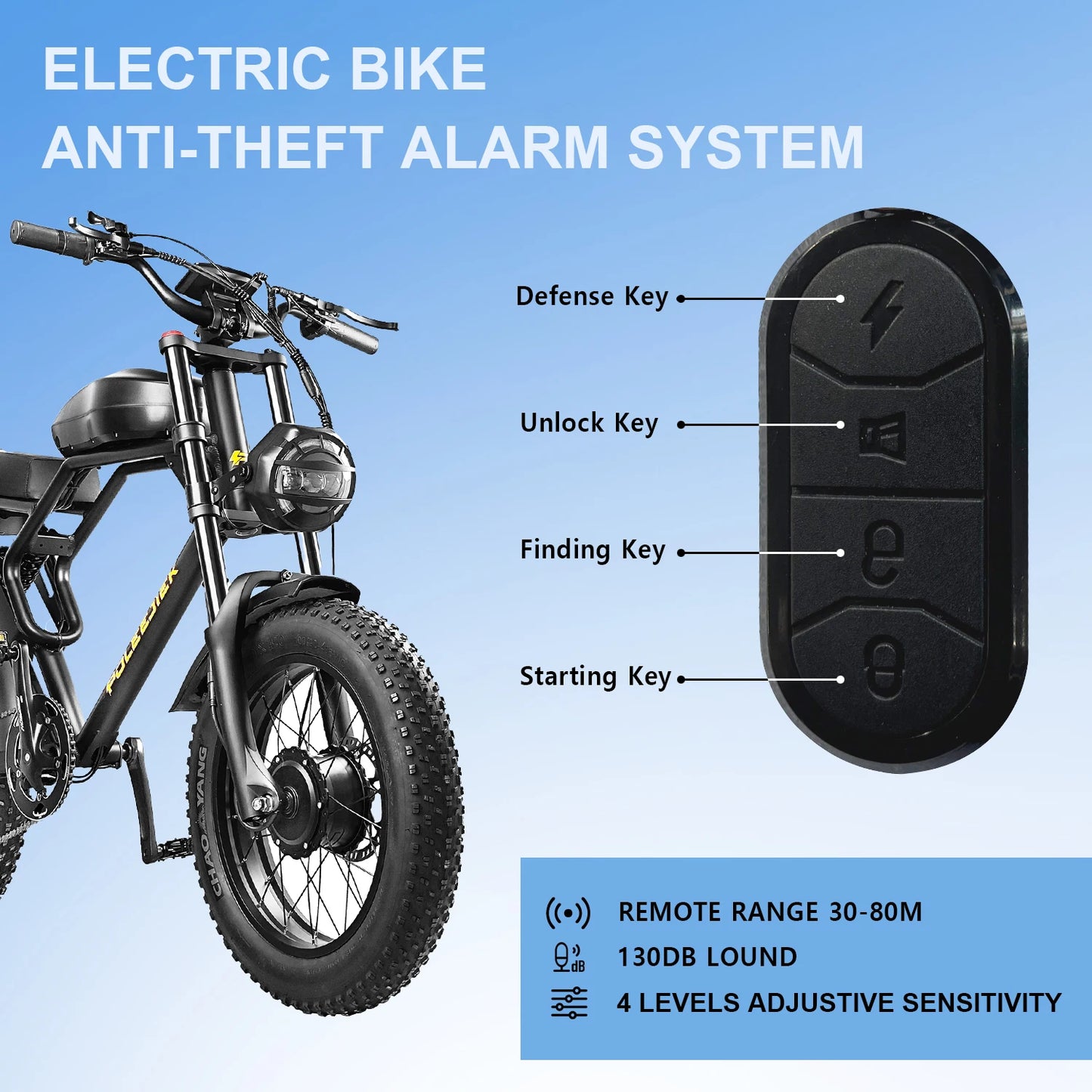 BLACK ELECTRIC BIKE 1500W*2 range of 150km, speed of 60km/h