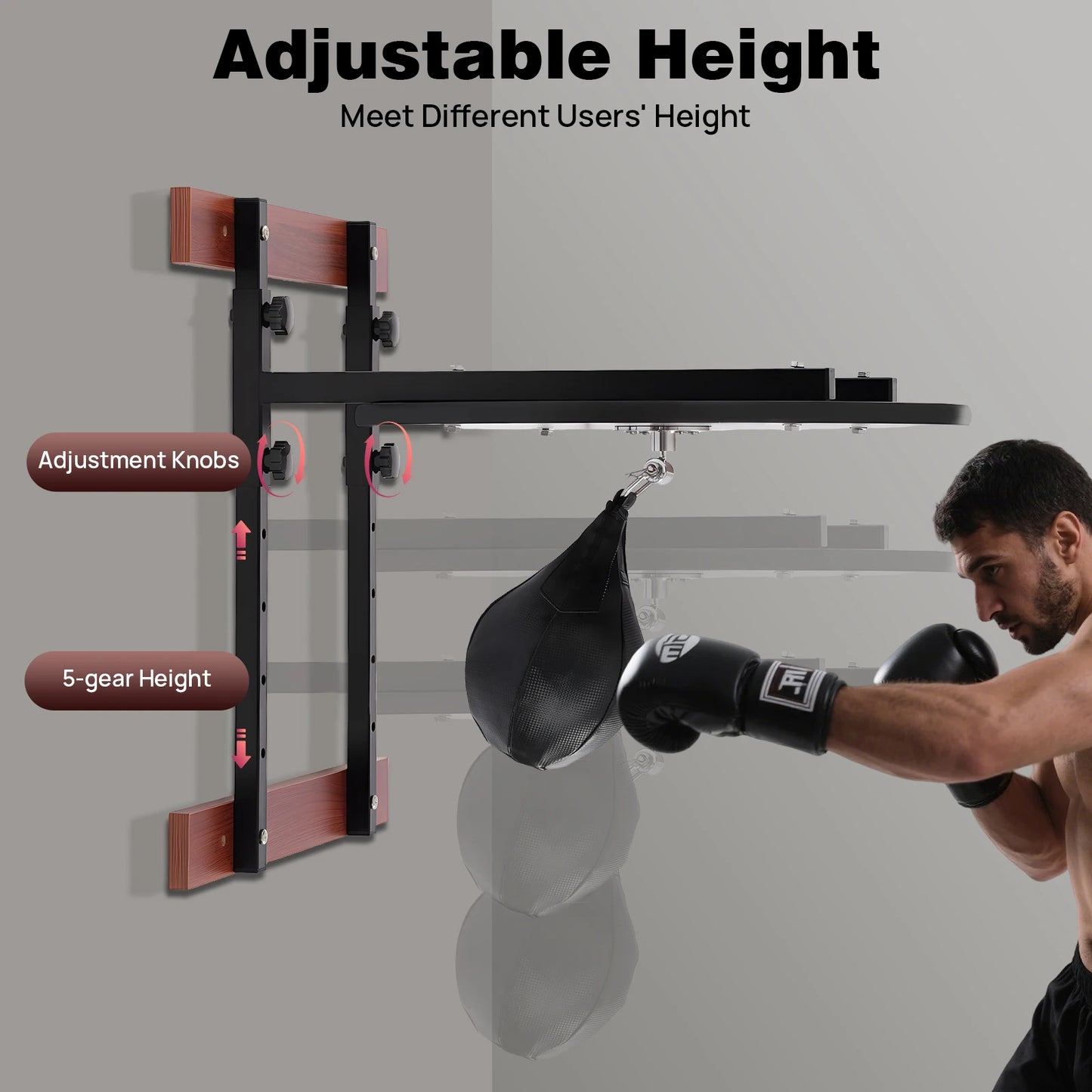 Professional Wall Mounted Punching Ball Speed Bag