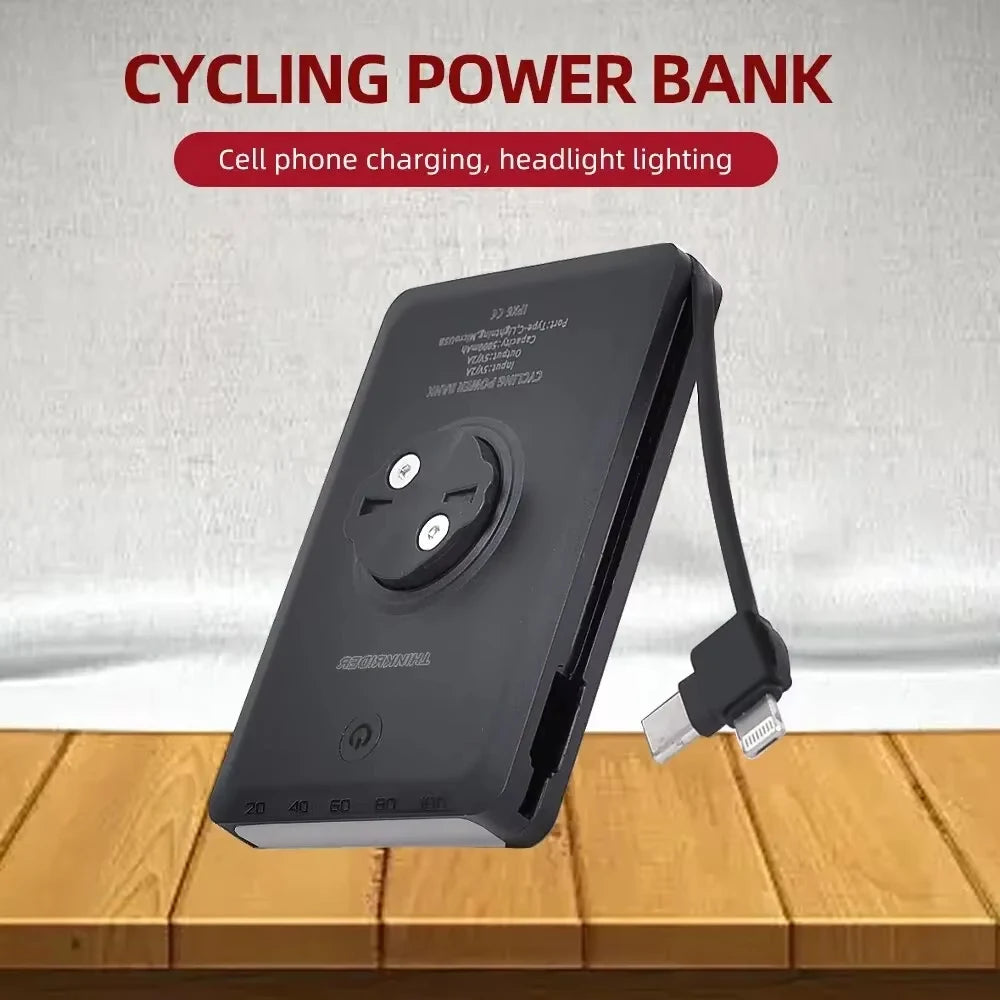 For Garmin Gopro Headlight Charging Bike Flashlight