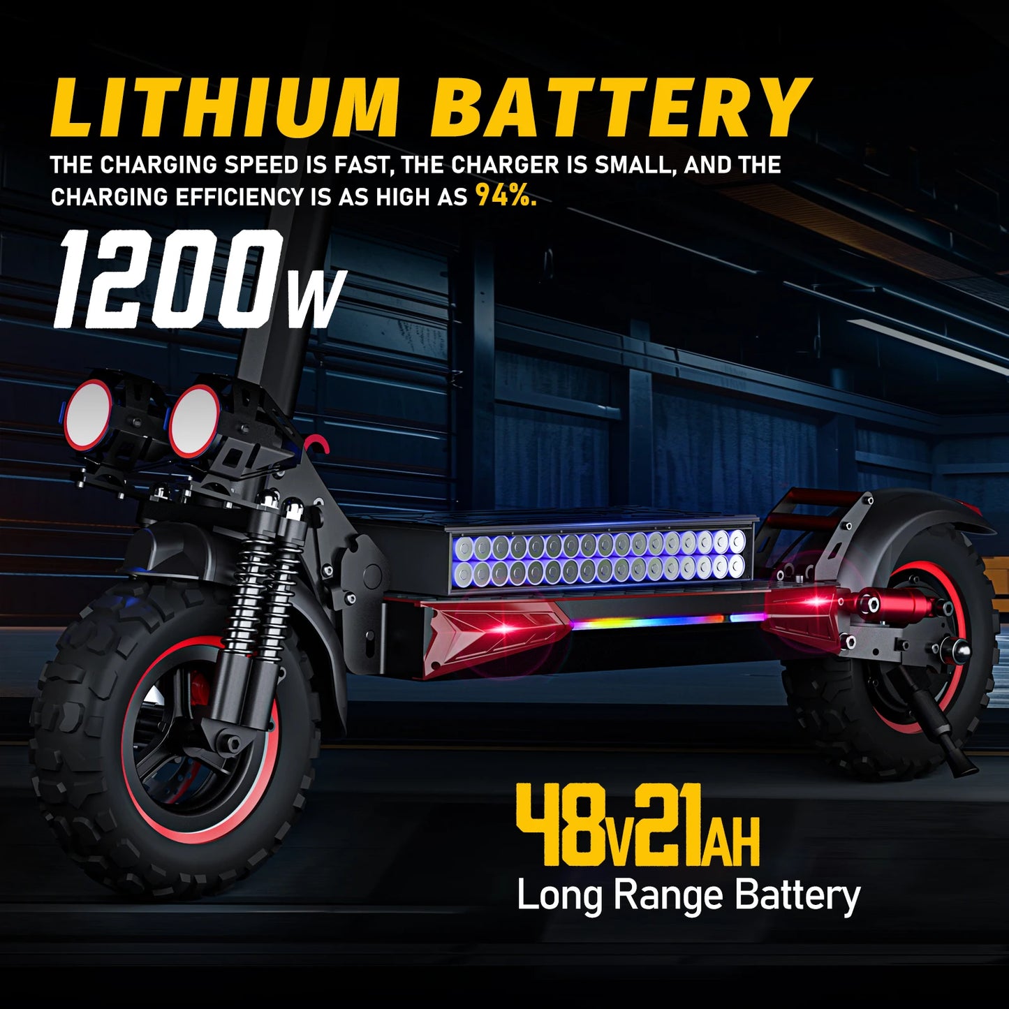 Electric Scooter with Seat, Max speed 30Mph, Range 35Miles