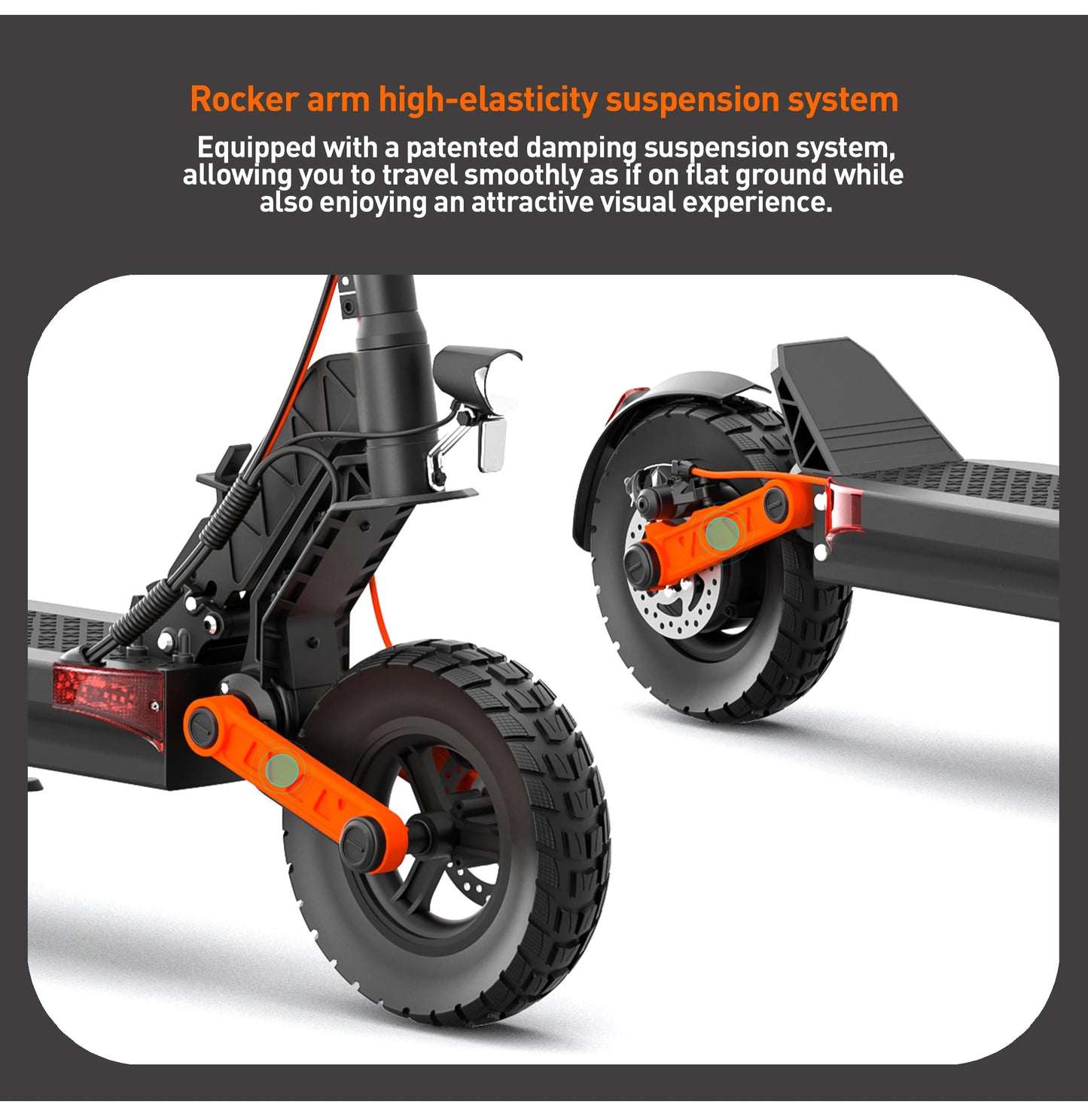 Electric Scooter 600W Motor Foldable 10" Off-Road Tires