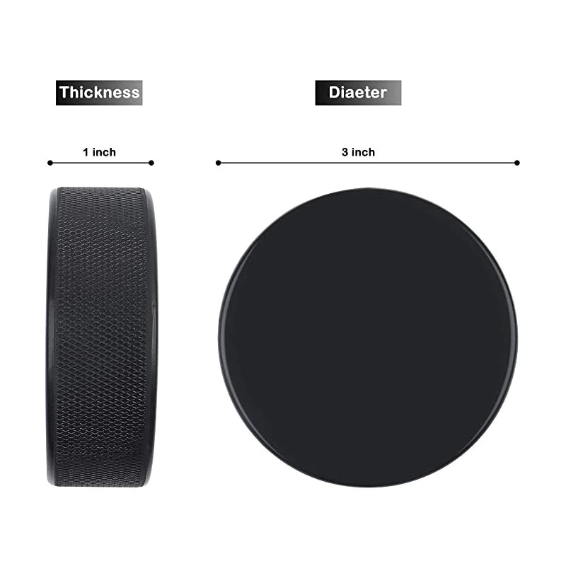 5/10Pcs Black Ice Hockey Pucks for Practicing