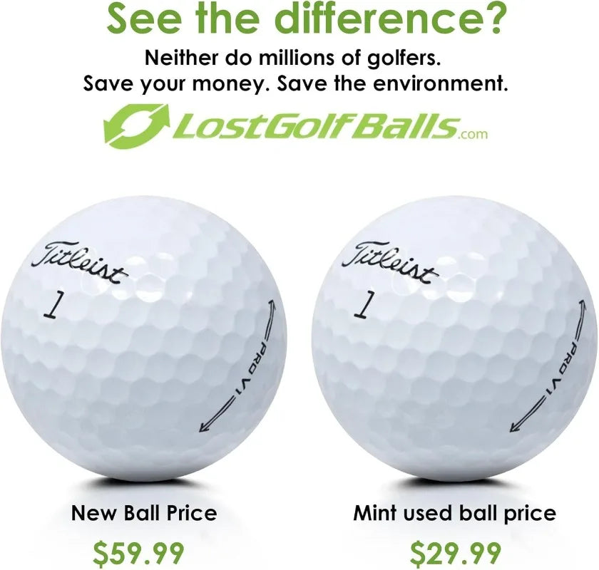 Lost Golf Balls Recycled & Used Near Mint Condition