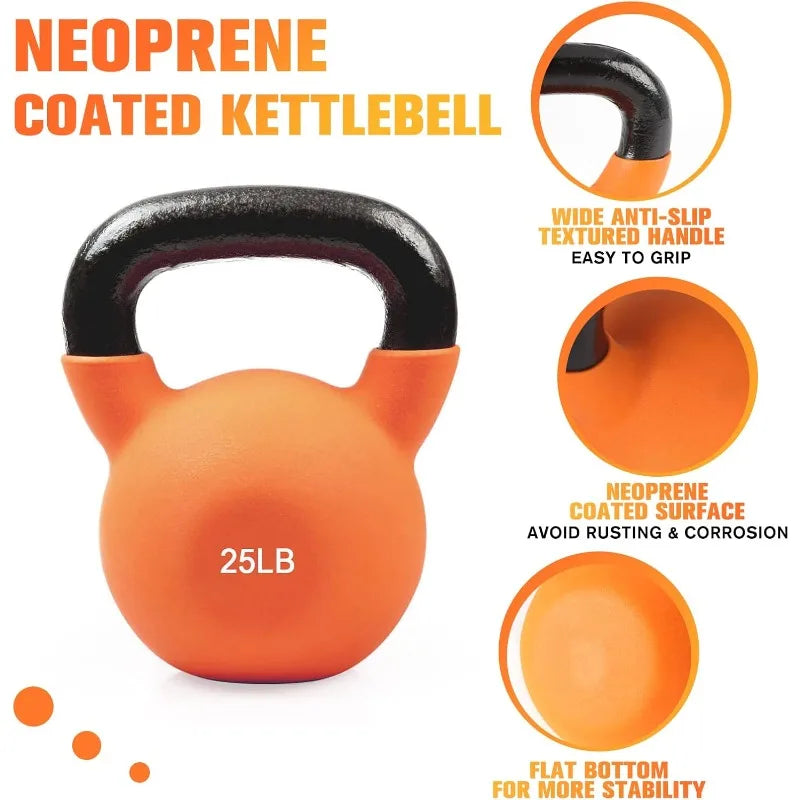cast iron kettlebells 5lbs-50lbs full body workout