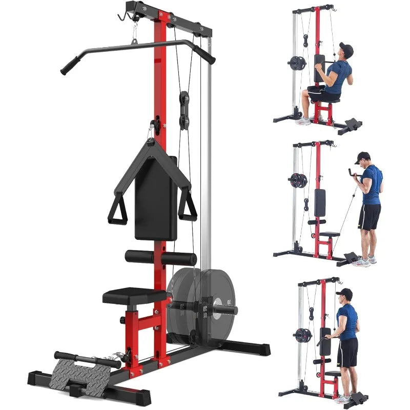 Multi-Functional Cable Machine with High and Low Pulley Station,