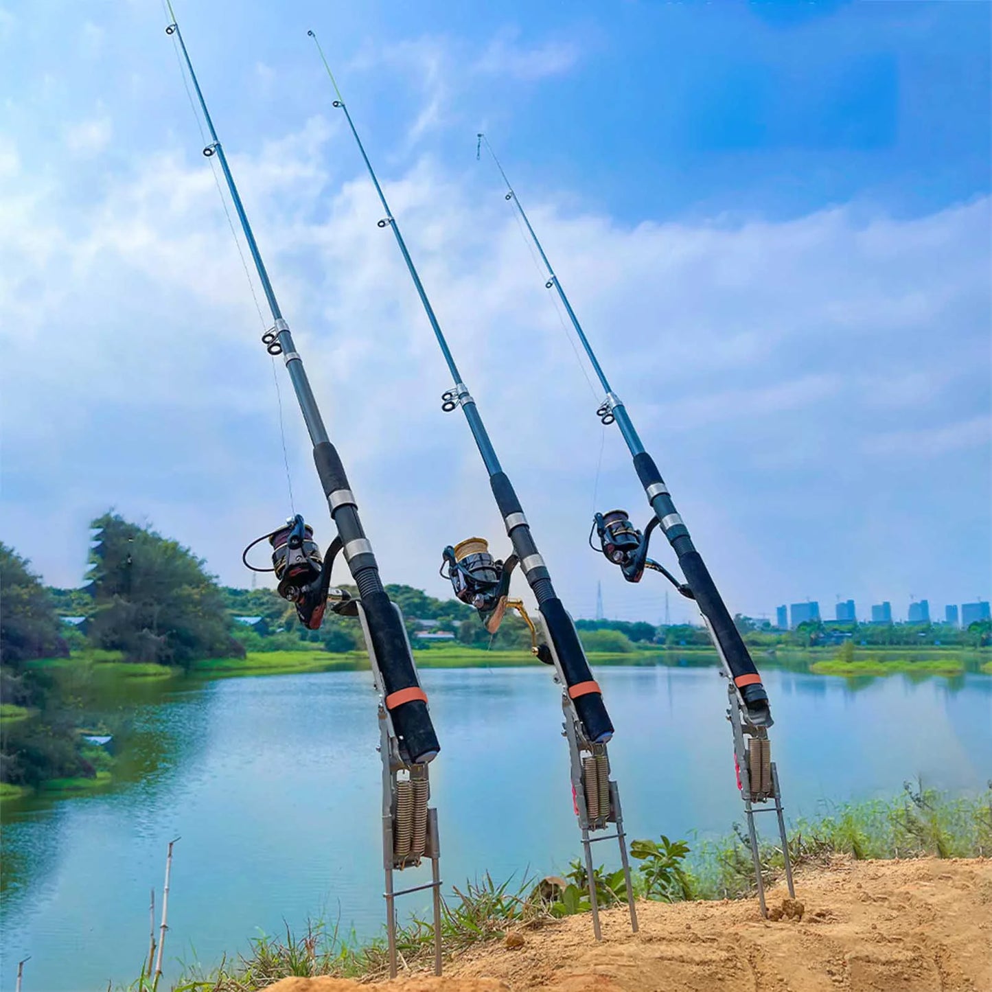 Stainless Steel Fishing Rod Stand Holder Bracket