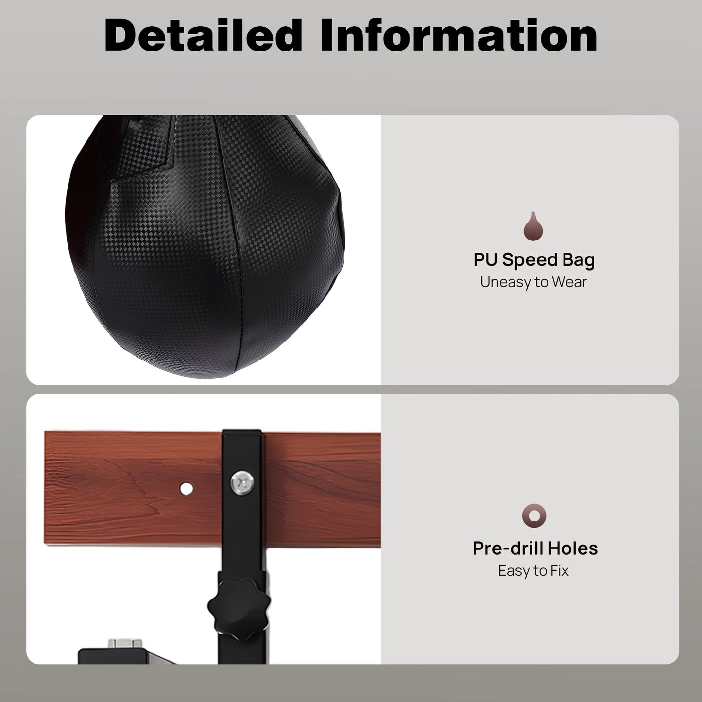 Professional Wall Mounted Punching Ball Speed Bag