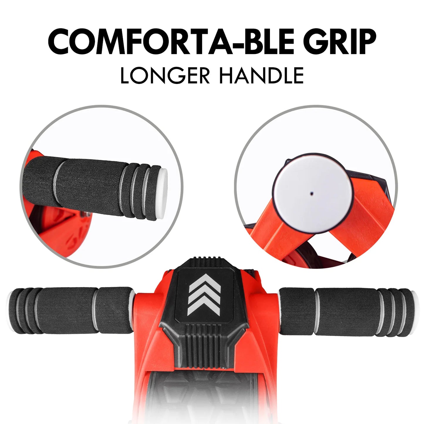 Ab Wheel Roller Automatic Rebound with Knee Pad