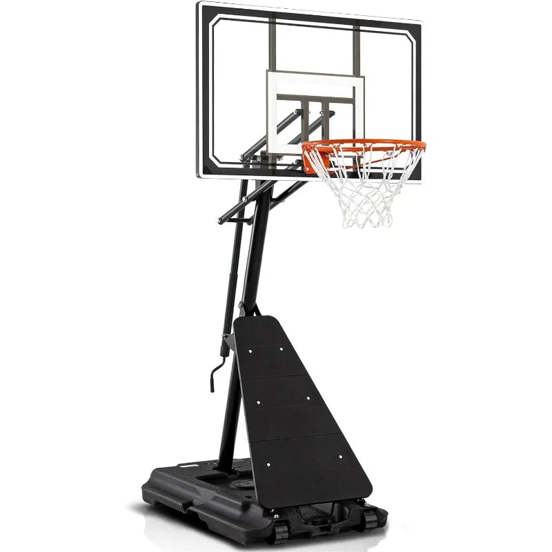 Portable Basketball Hoop Outdoor,5.3-10ft,Crank Adjust