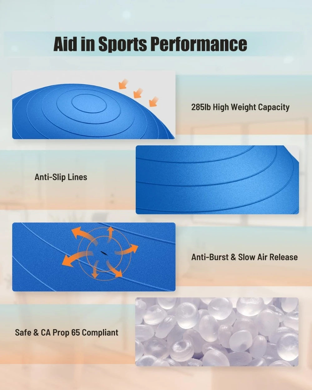 Explosion-proof Anti-Slip Stability Ball