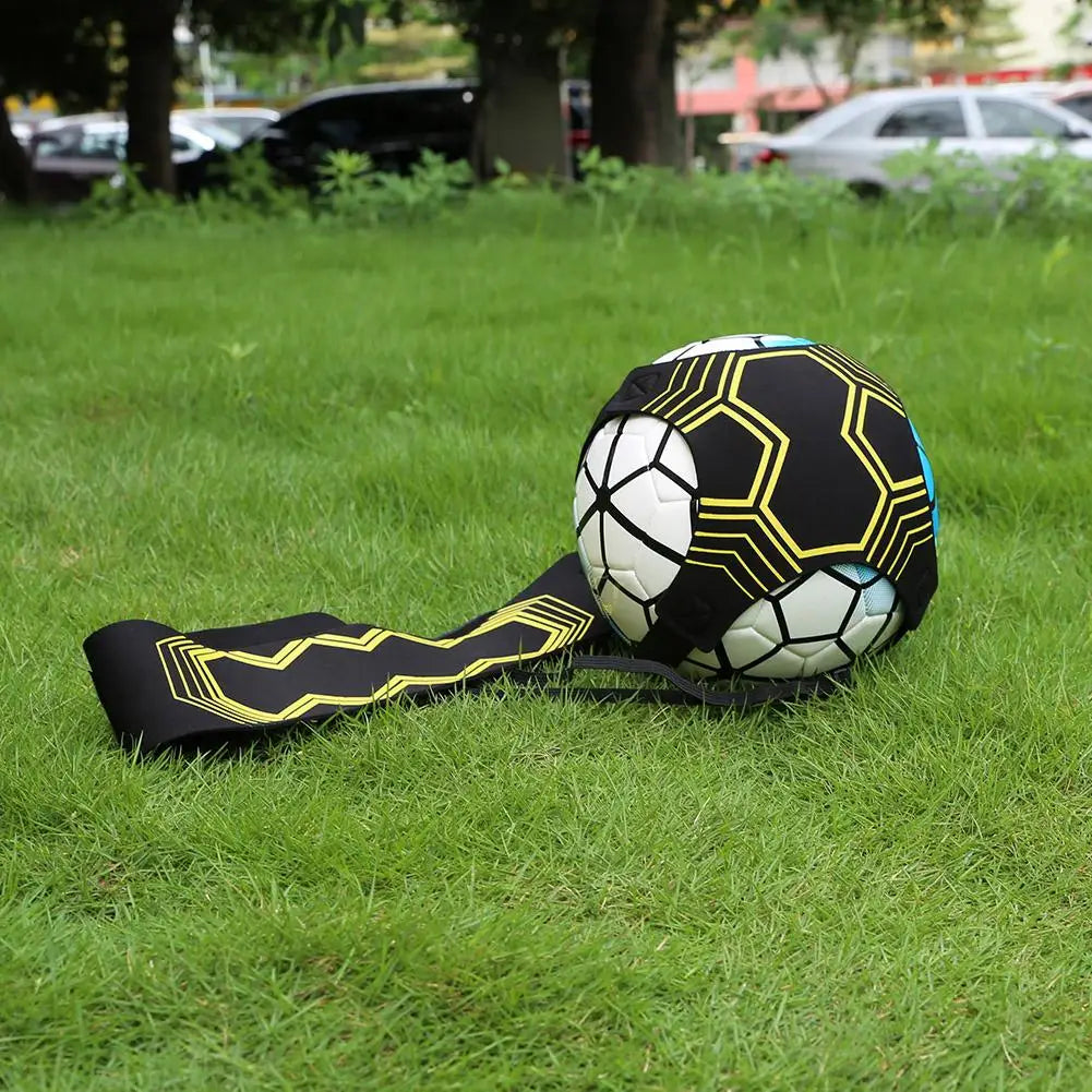 Solo Practice Training Aid Control Skills Adjustable Soccer Trainer