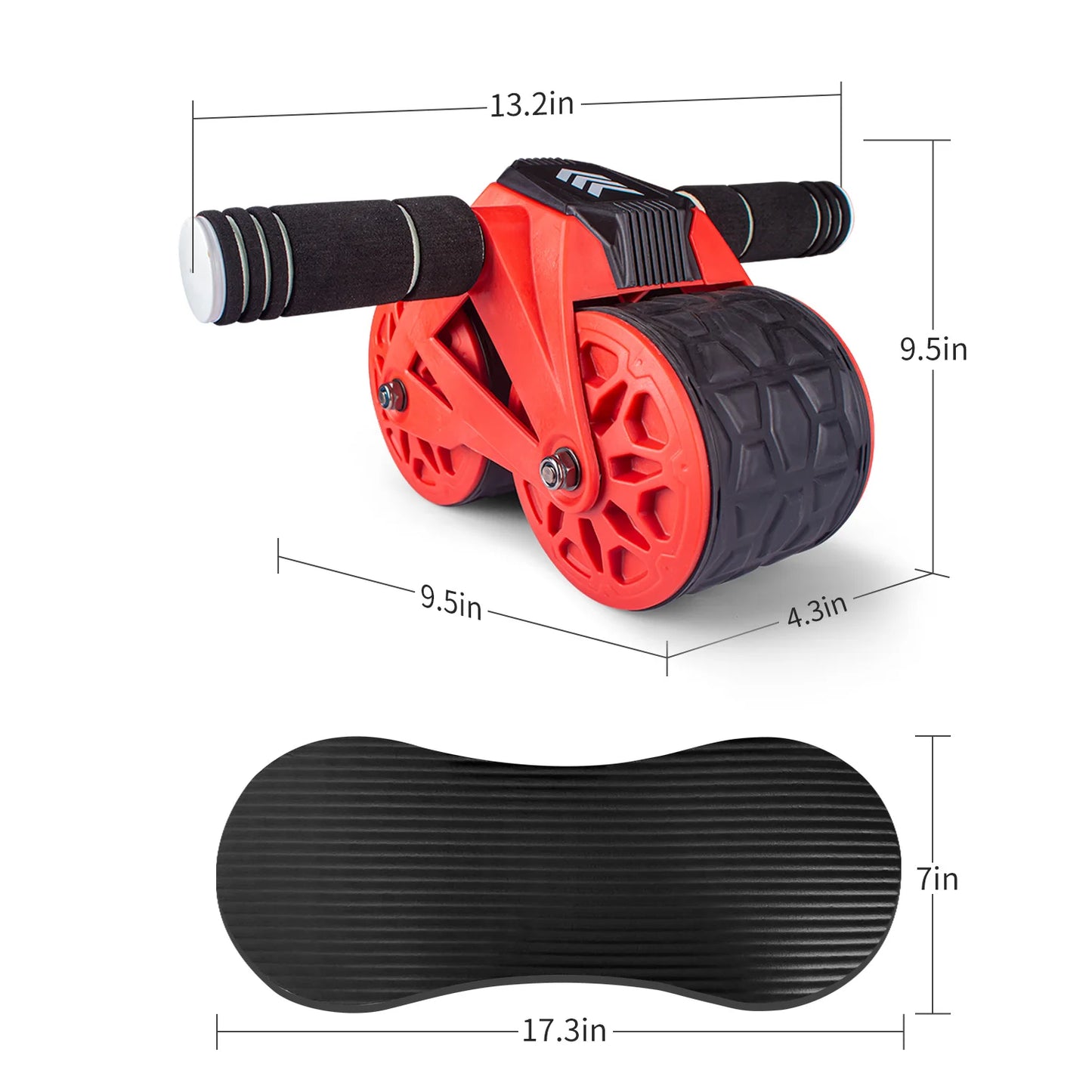 Ab Wheel Roller Automatic Rebound with Knee Pad