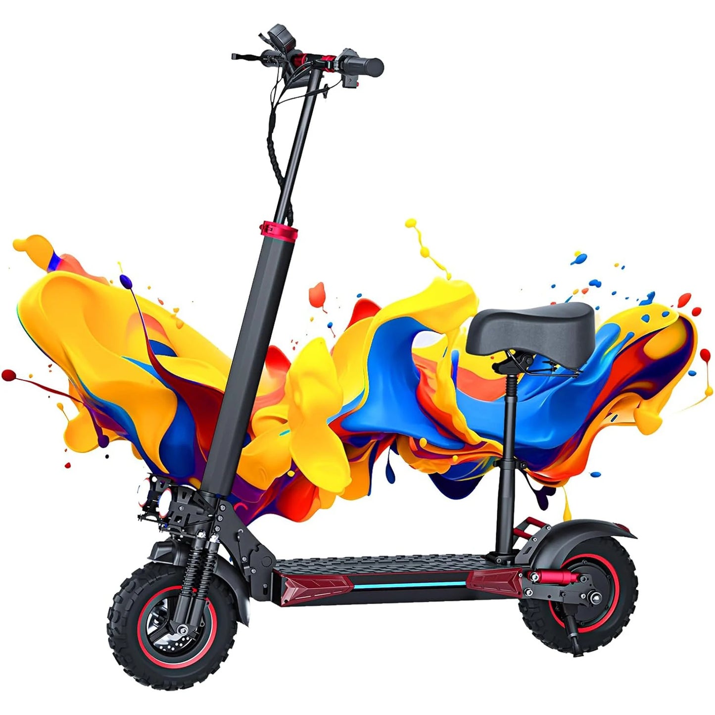 Electric Scooter with Seat, Max speed 30Mph, Range 35Miles