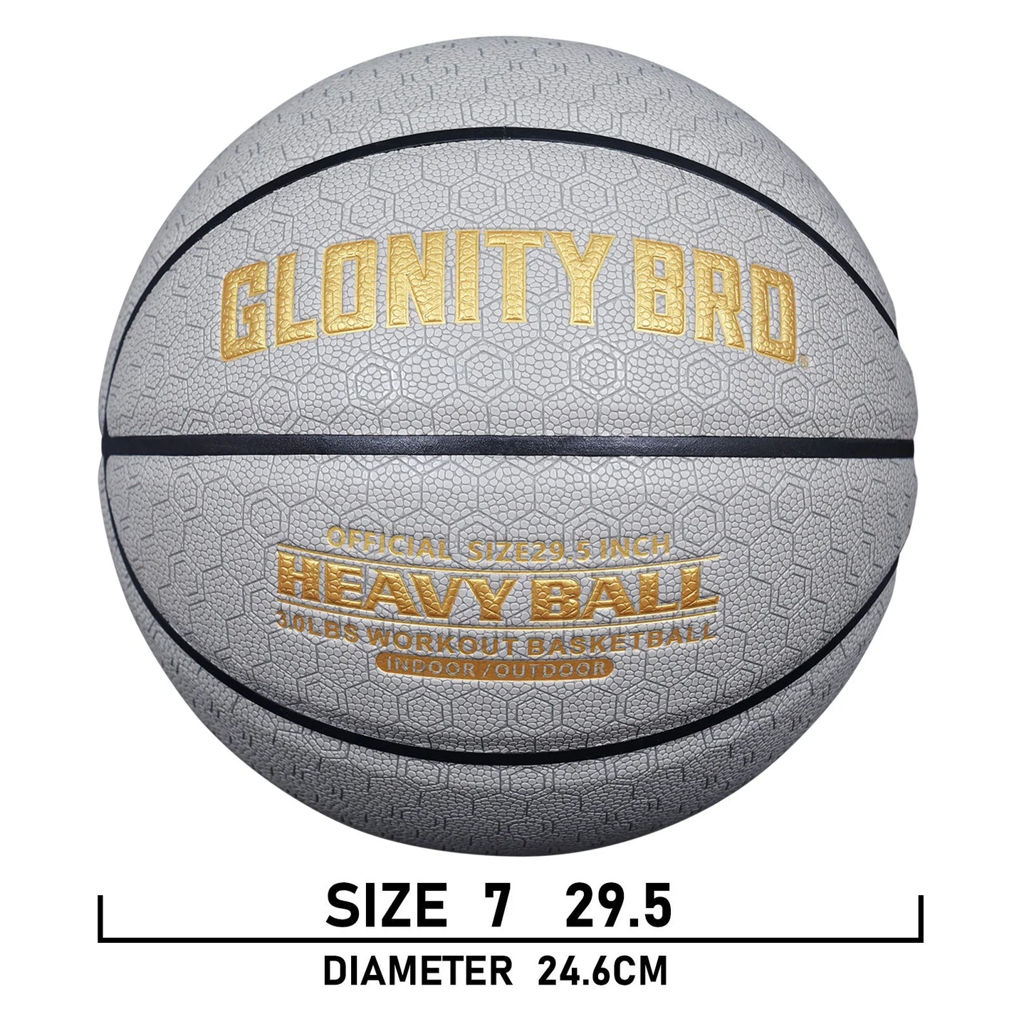 Training Heavy Basketball For Improving Handing Passing & Rebounding