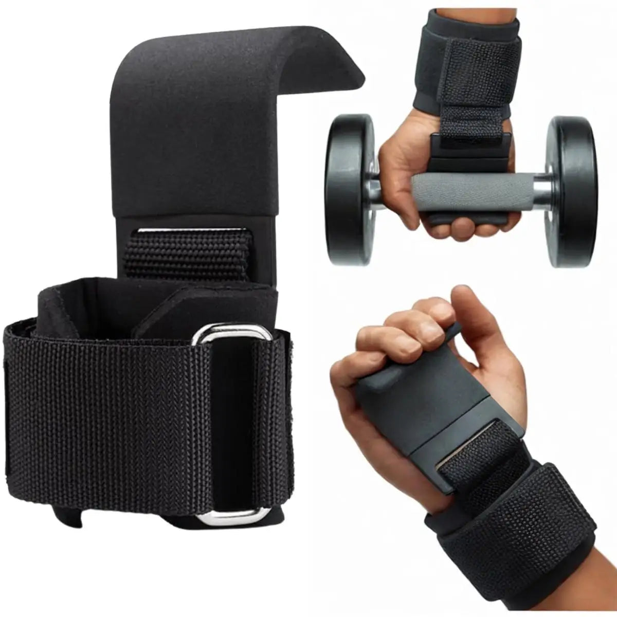 Adjustable, Non-Slip Grip, Ideal For Weightlifting, Pull-U
