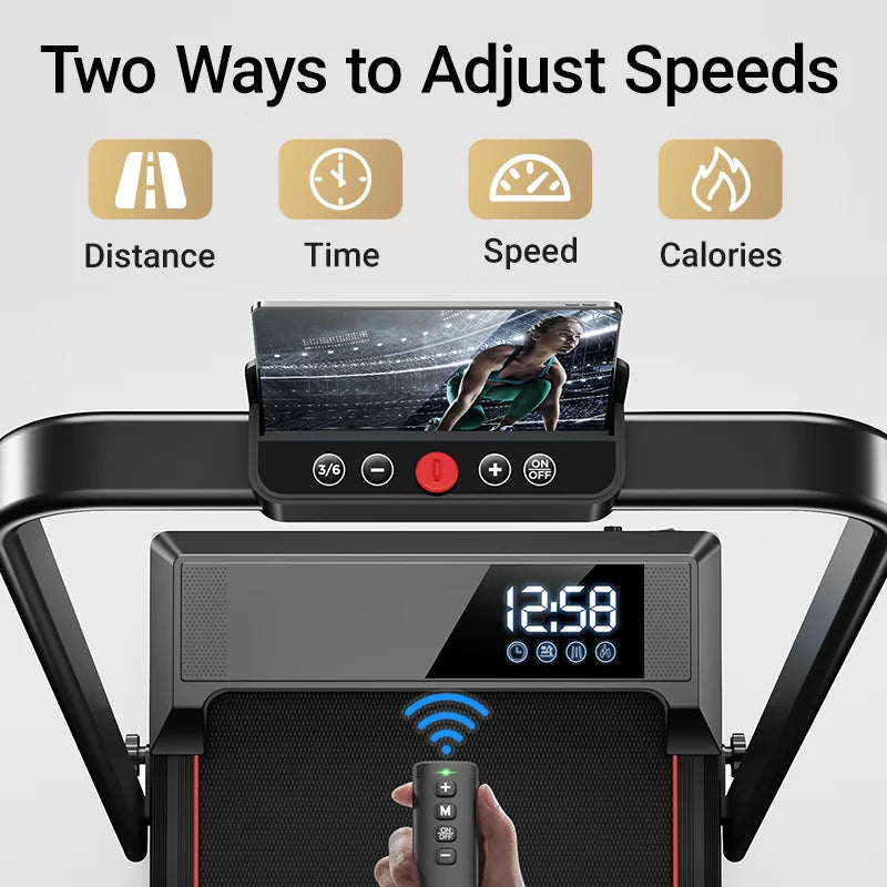 Under-Desk, Diamond Belt, Lightweight, Home/Office Treadmill
