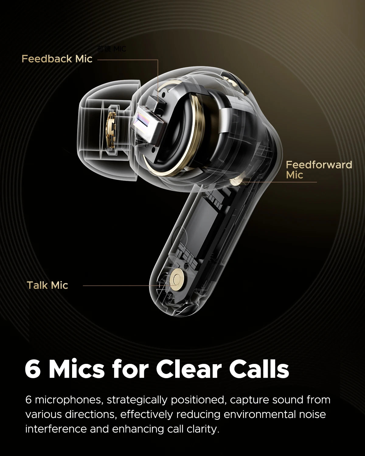 3 Pro+ Wireless Earphones Adaptive ANC Bluetooth Hi Res HiFi Stereo