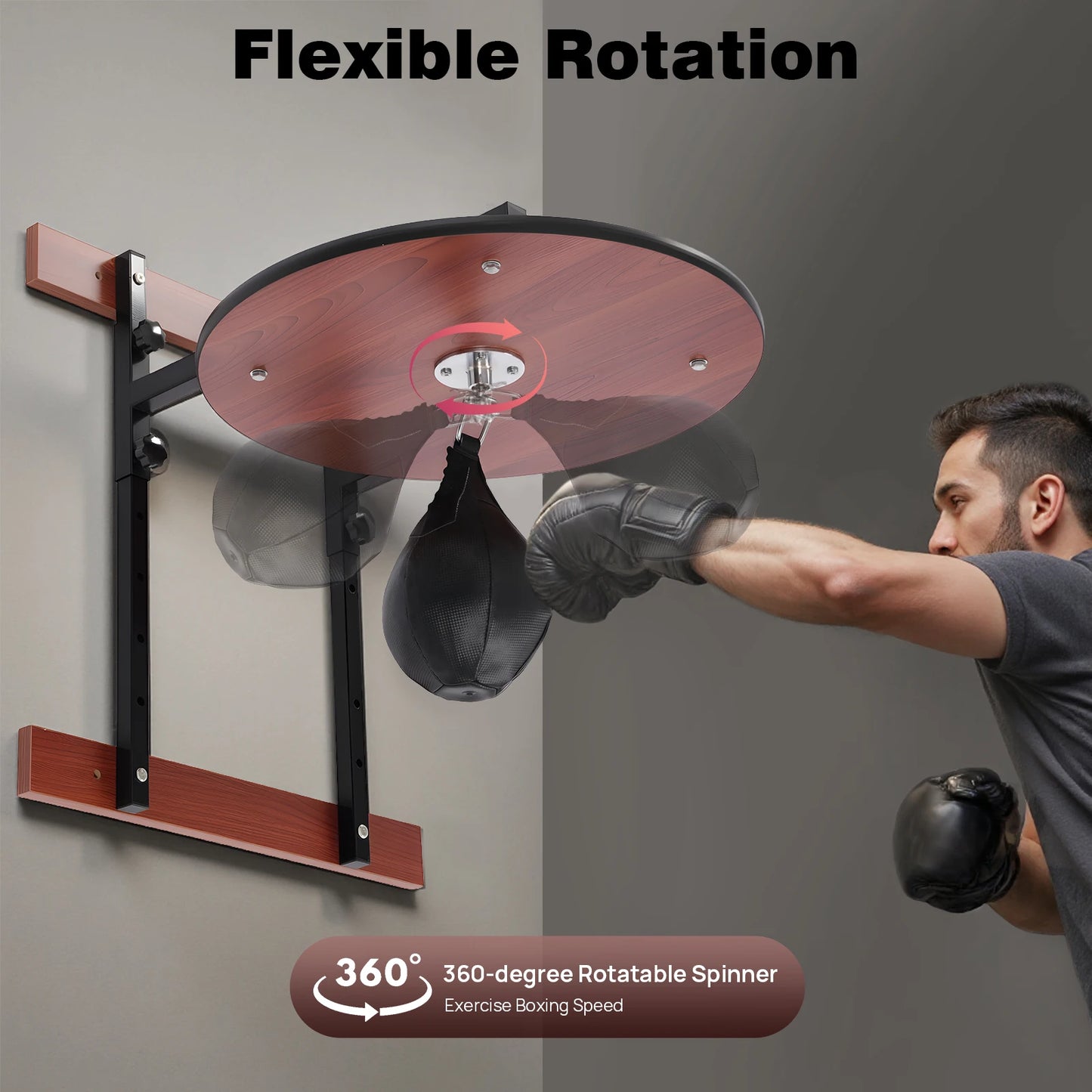 Professional Wall Mounted Punching Ball Speed Bag
