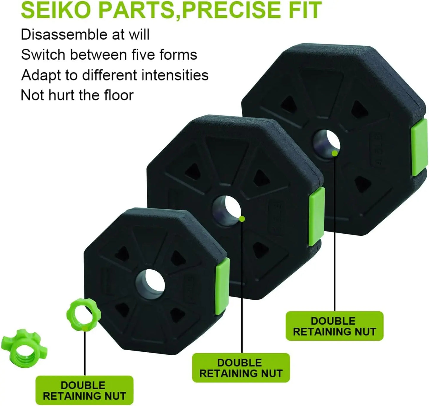 66lbs/88lbs Adjustable Kettlebell Dumbbell Push up Stand for GYM Home