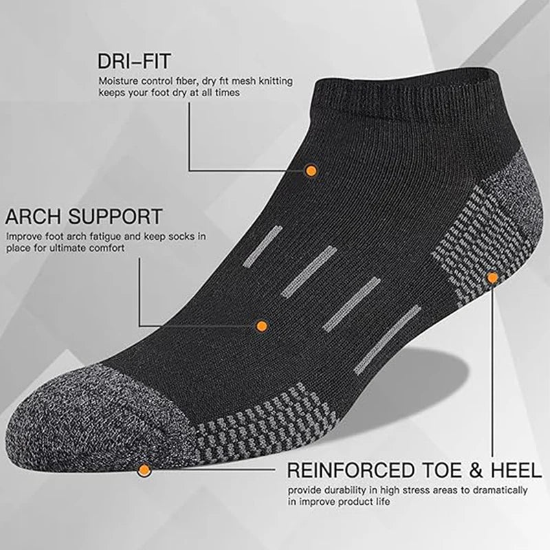 Cotton Training Short Tube Socks For Men