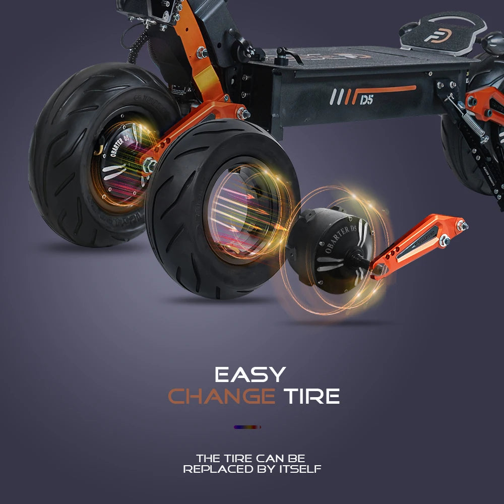 Electric Scooter with 12inch Fat Tire On road Removeable