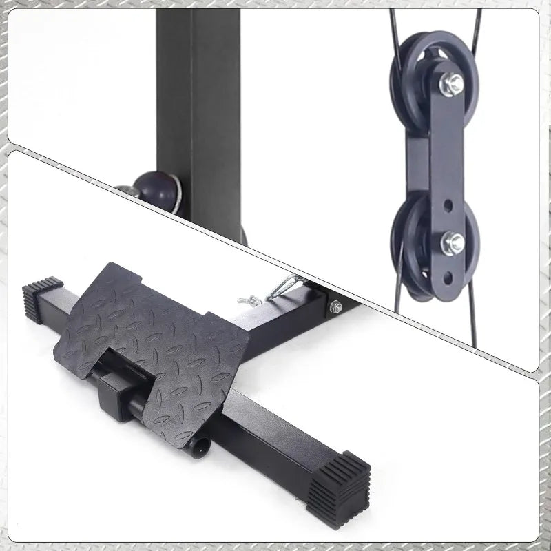 Multi-Functional Cable Machine with High Low Pulley Station
