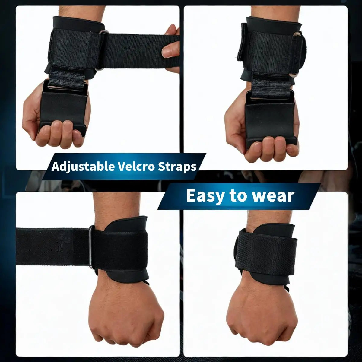 Adjustable, Non-Slip Grip, Ideal For Weightlifting, Pull-U