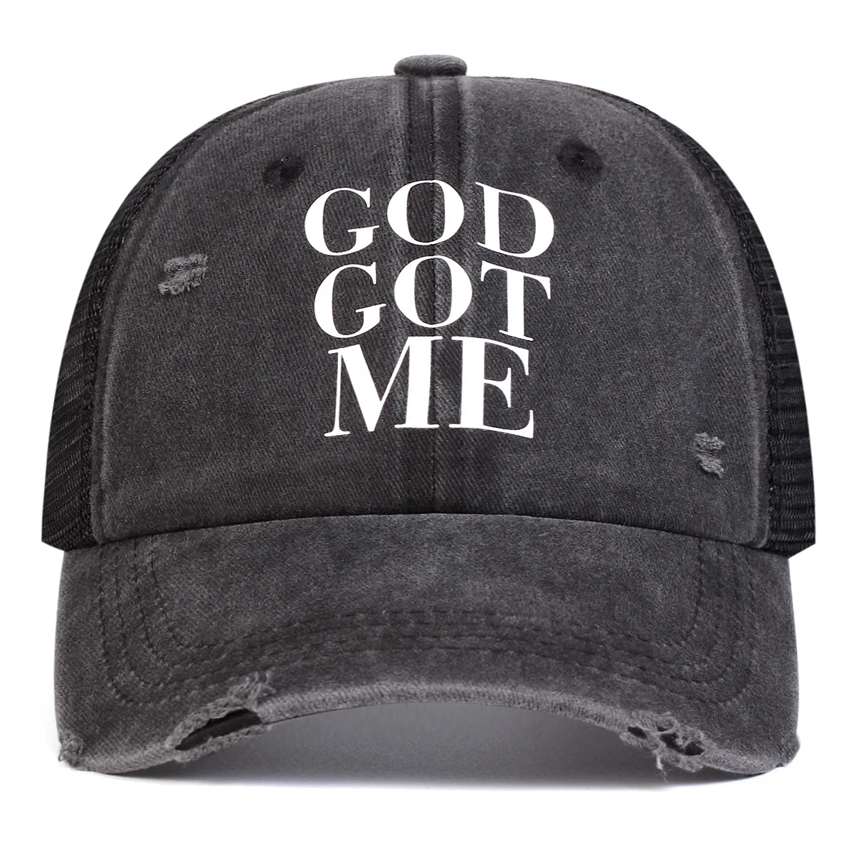 Unisex Letter Printing Outdoor Adjustable Sunscreen Hat 