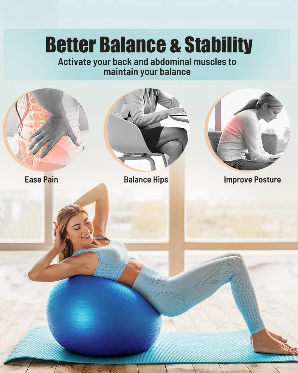 Explosion-proof Anti-Slip Stability Ball