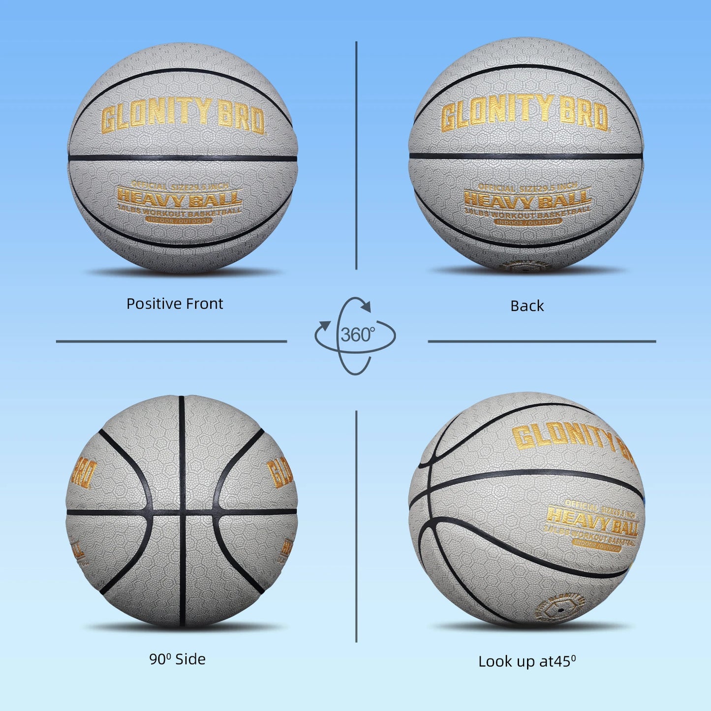 Training Heavy Basketball For Improving Handing Passing & Rebounding