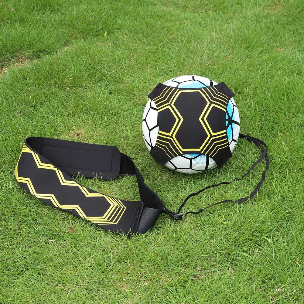 Solo Practice Training Aid Control Skills Adjustable Soccer Trainer
