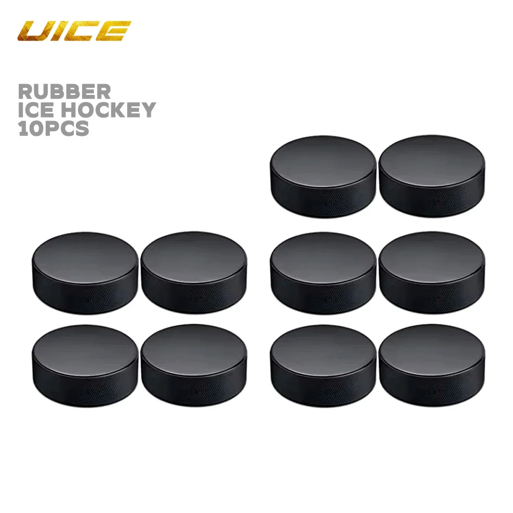 5/10Pcs Black Ice Hockey Pucks for Practicing