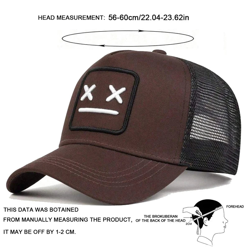 Unisex XX Embroidery Baseball Hip Hop Cap