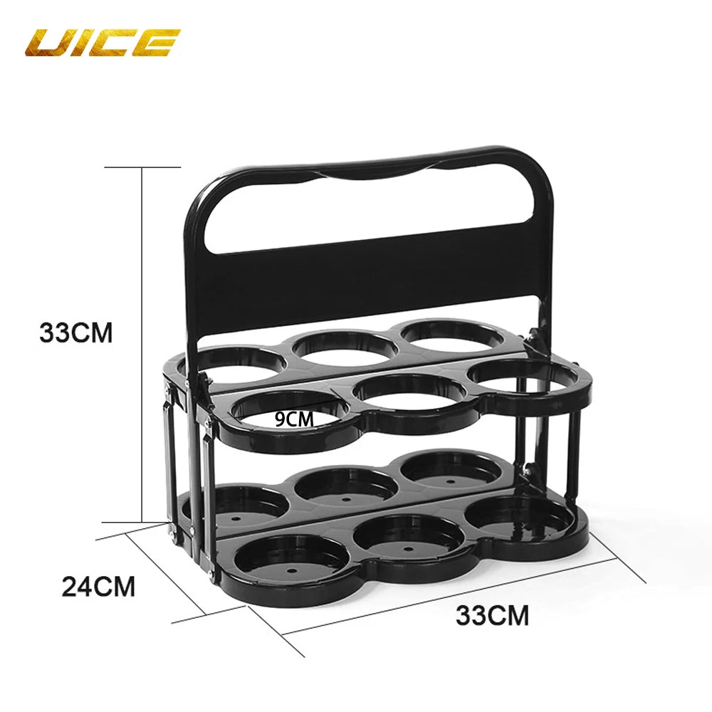 Foldable outdoor water Bottle Sports Rack