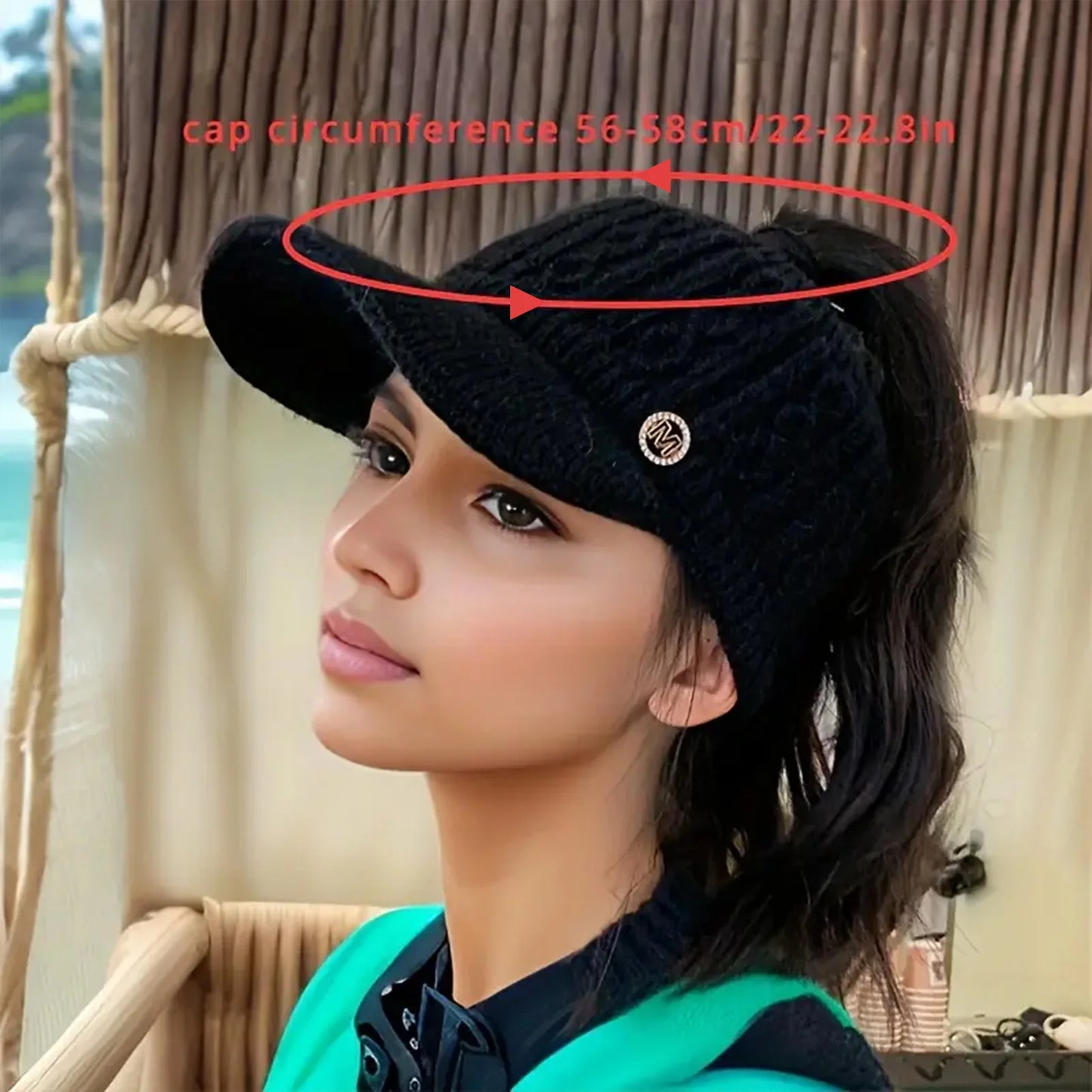 Warm Knitted Tennis Hat Breathable & Cozy
