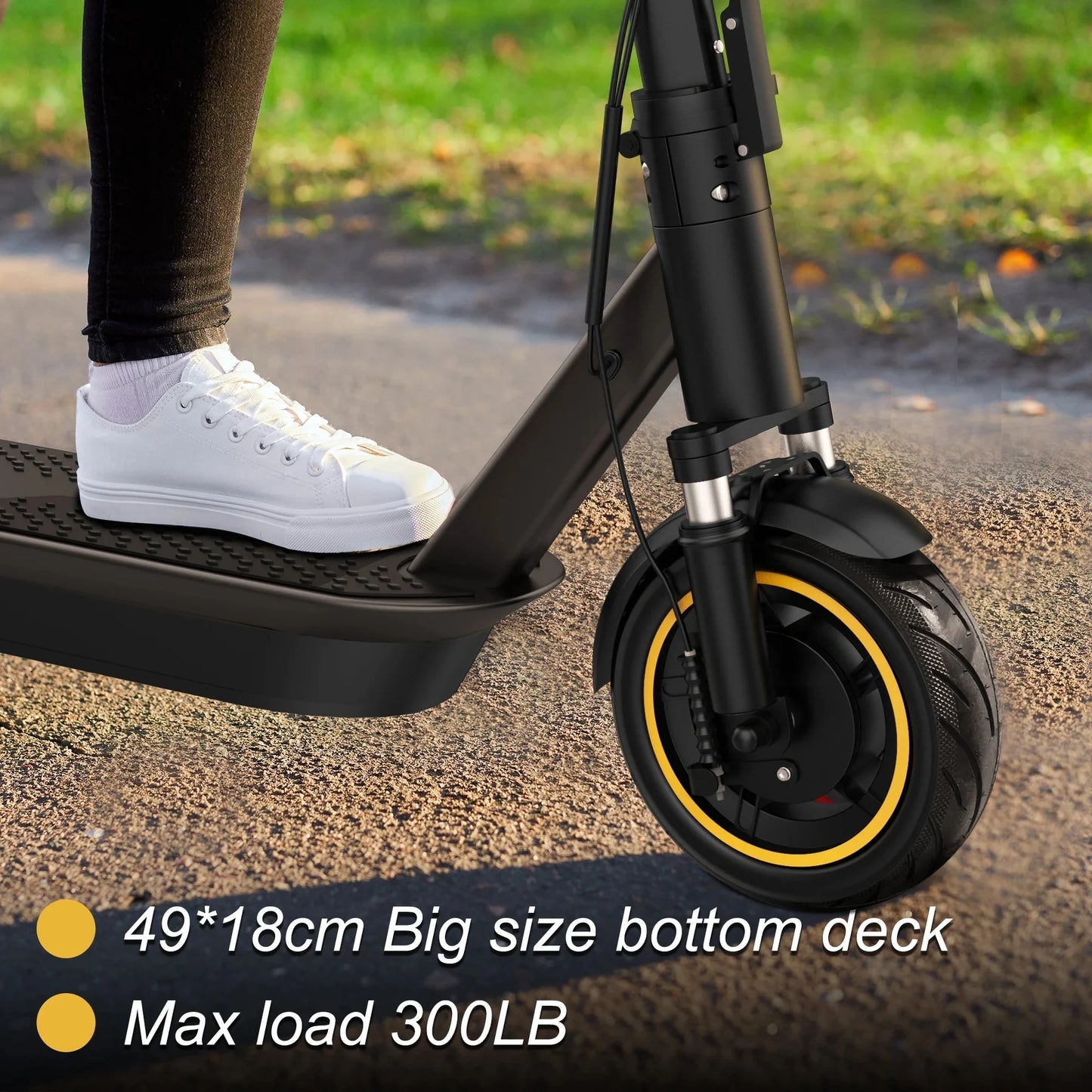 Smart Shock-absorbing Anti-skid Foldable Portable Electric Scooter