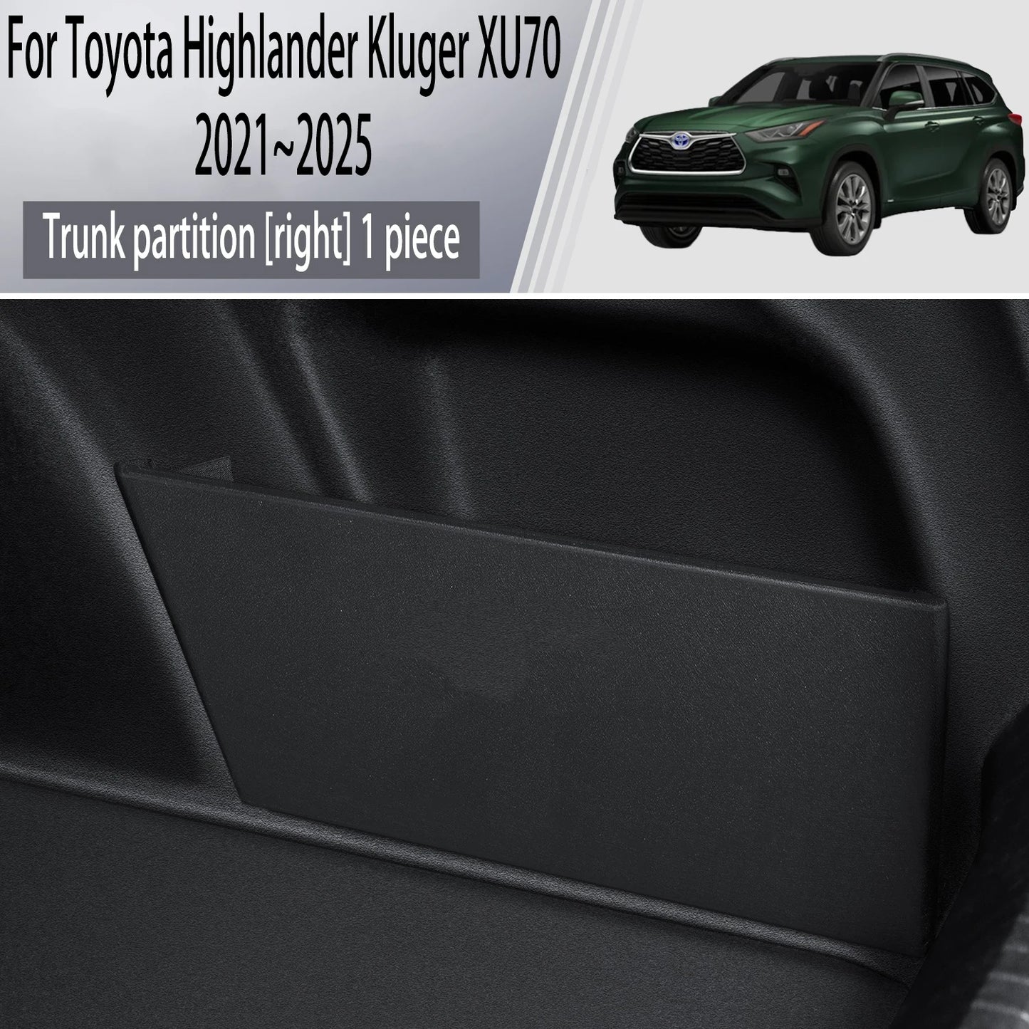 Toyota Highlander Kluger XU70 2021~2025 MK4 Car Trunk Storage