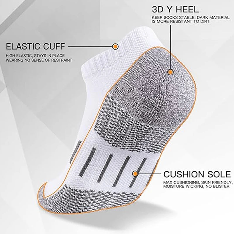 Cotton Training Short Tube Socks For Men