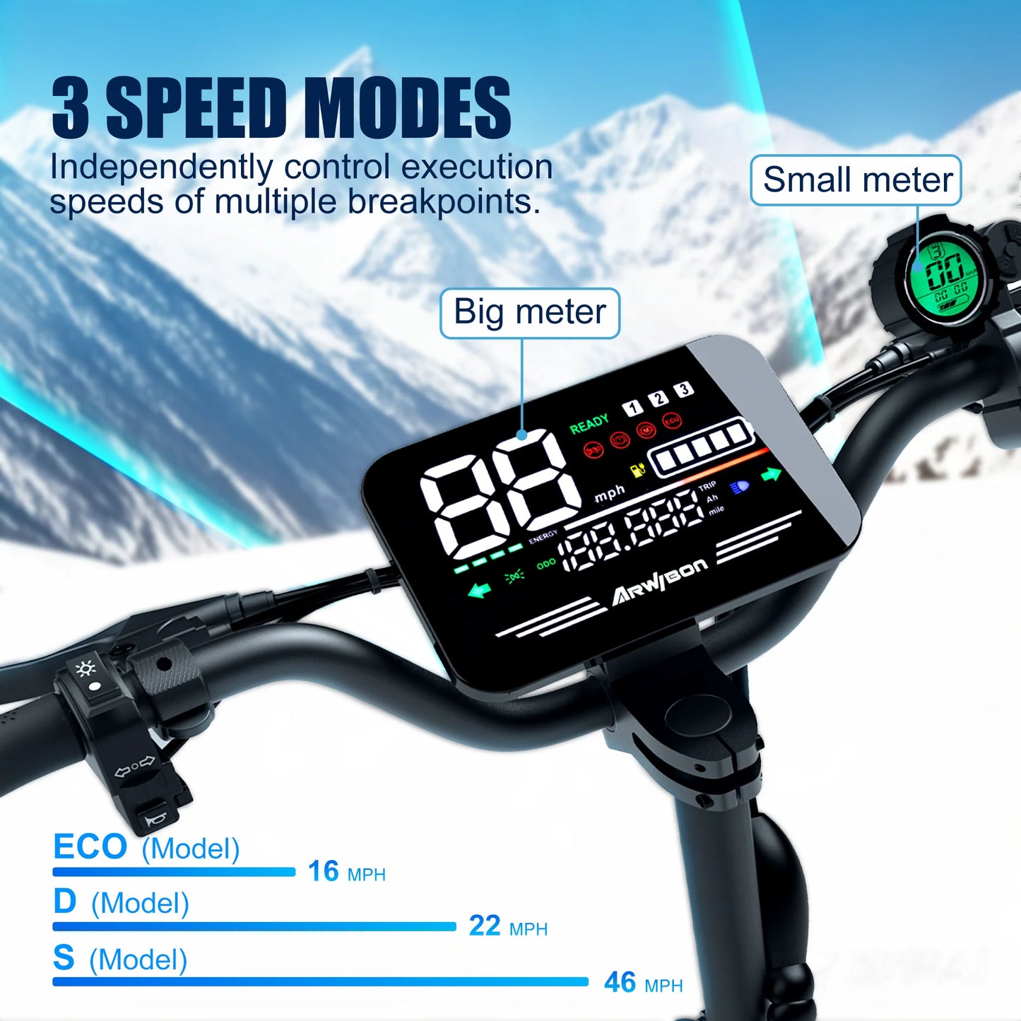 Electric Scooter 46MPH , Vacuum Tires 330LBS