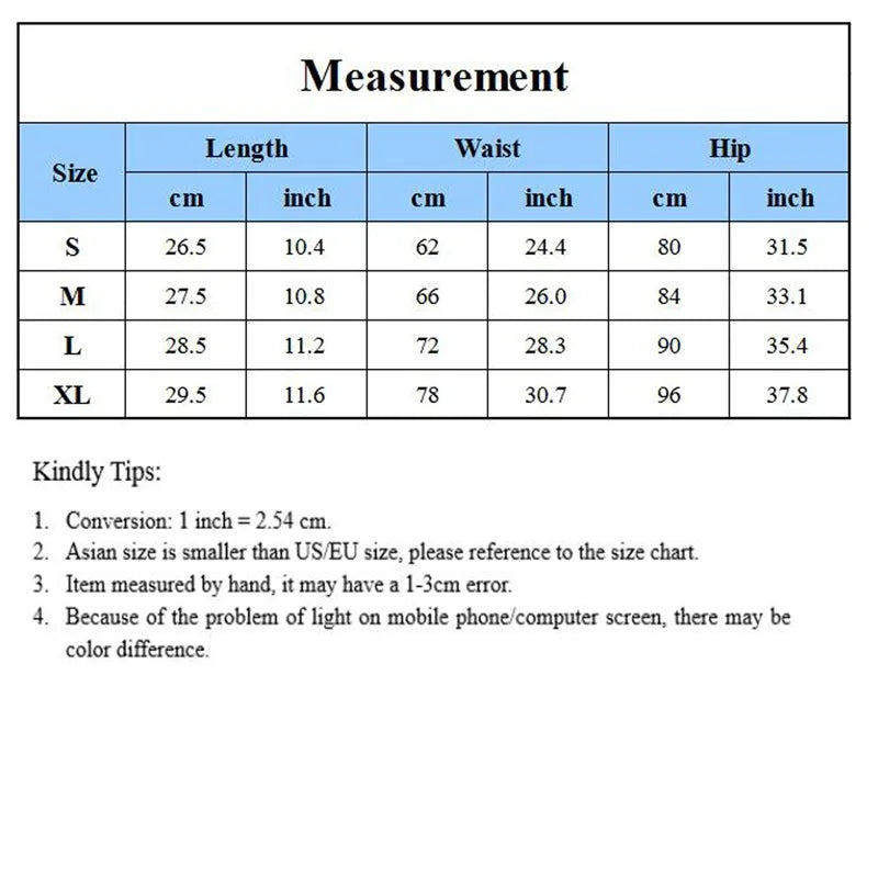 High Waist Sexy Women's Sports Shorts