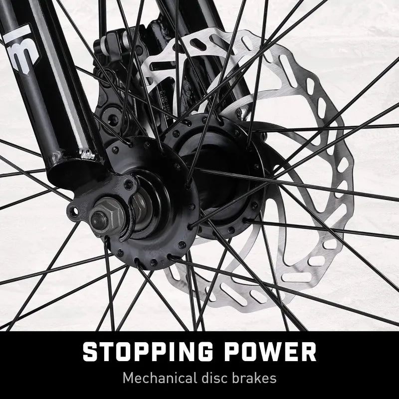 Mountain Bike , 20 to 26-Inch Wheels, Mechanical Disc Brakes