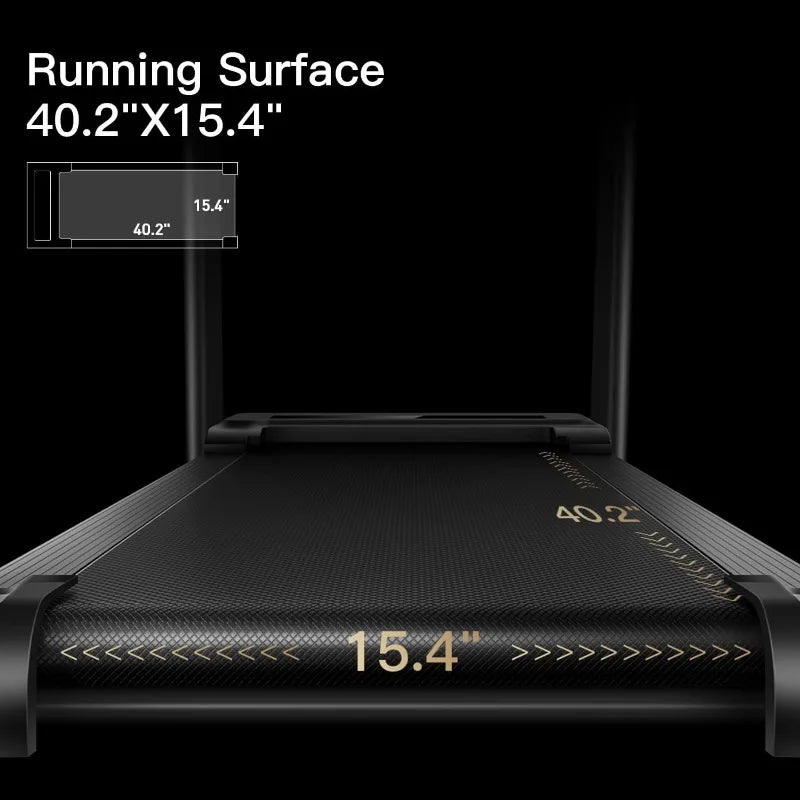 265 LBS Capacity folding treadmill with pulse sensor
