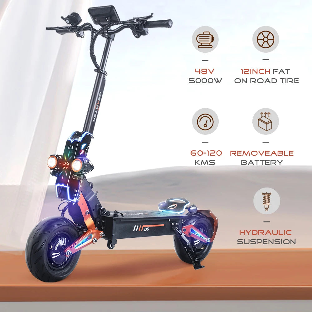 Electric Scooter with 12inch Fat Tire On road Removeable