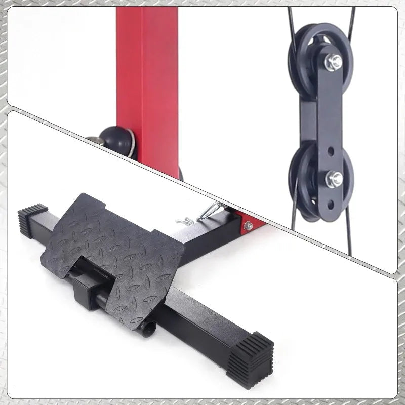 Multi-Functional Cable Machine with High and Low Pulley Station,