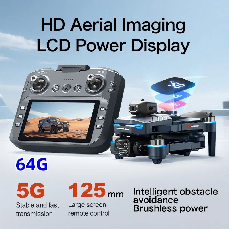 Dual 8K camera drone obstacle avoidance quadcopter