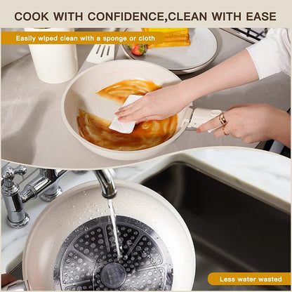 21 Piece Pots and Pans Set Non-Stick, Ceramic Cookware