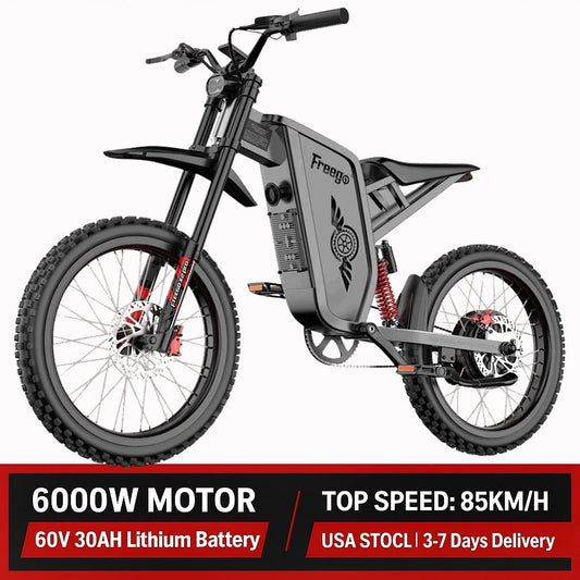 Electric Motorcycles Gearless Motors Speed 85Kmh Off Road MTB Ebike