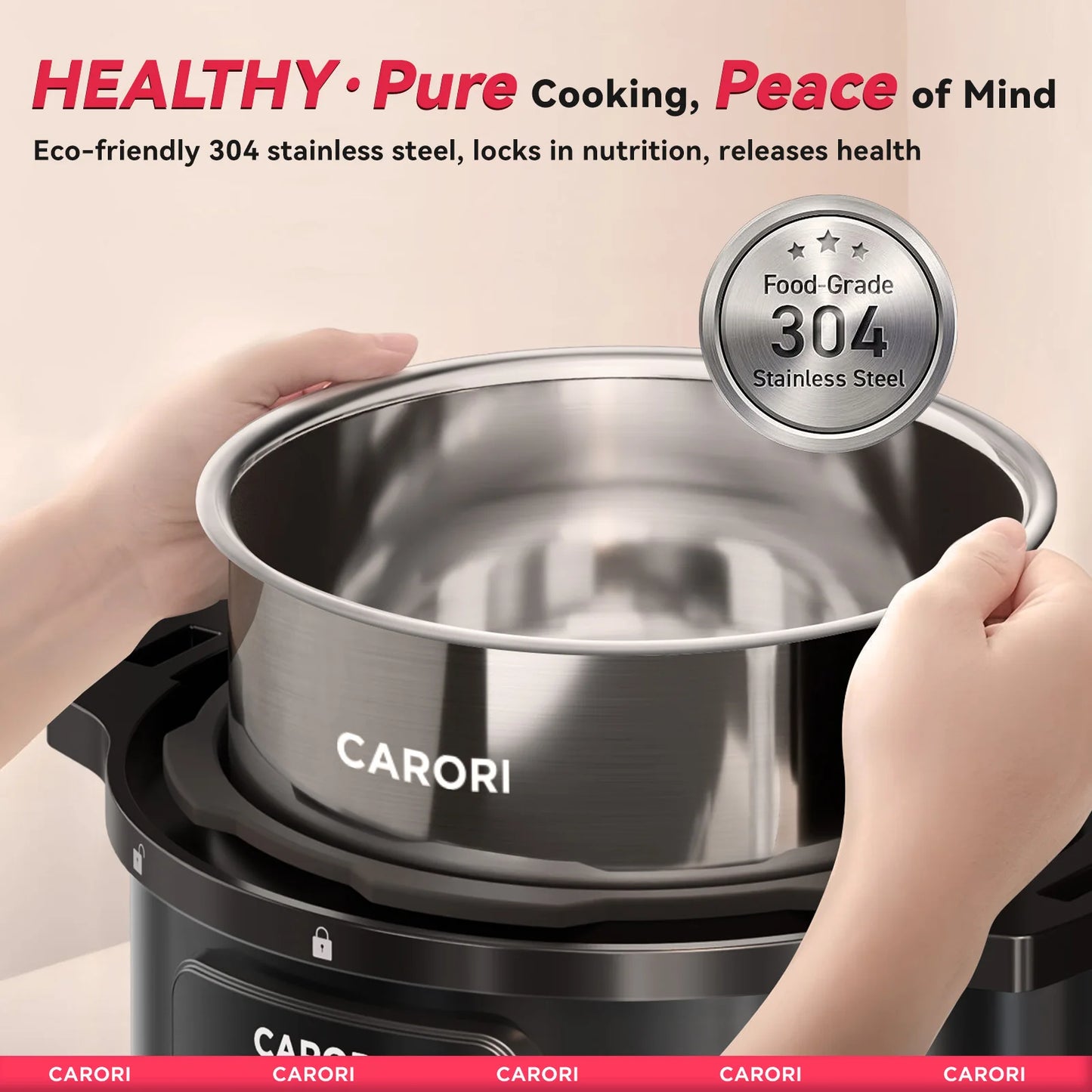 Electric 8Qt, Stainless Steel Pressure Cooker