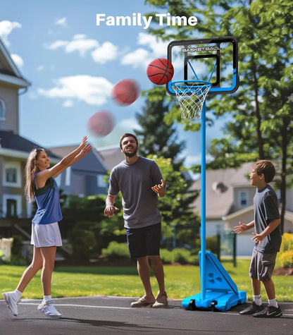 Basketball Hoop Outdoor 4.8-7.2ft Adjustable